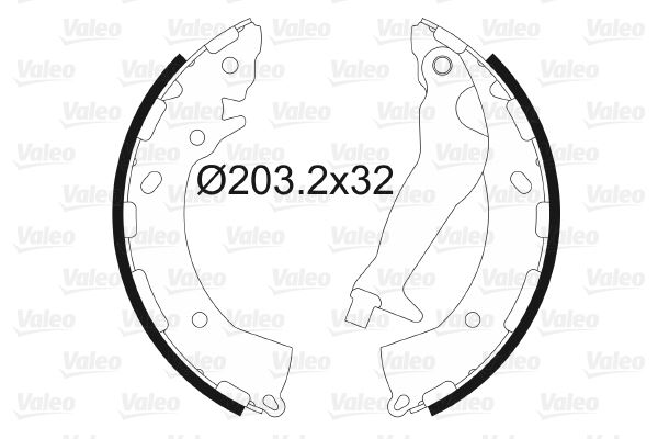 VALEO 564169 Fren Sistemleri Fren Pabucu - HYUNDAI i10 I (PA) uyumlu
