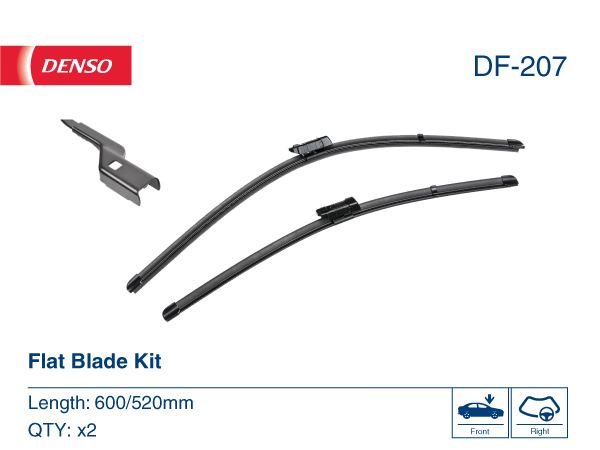 DENSO DF-207 Kaporta & Gövde Parçaları Cam Silecek Mekanizması - AUDI TT (FV3, FVP) uyumlu
