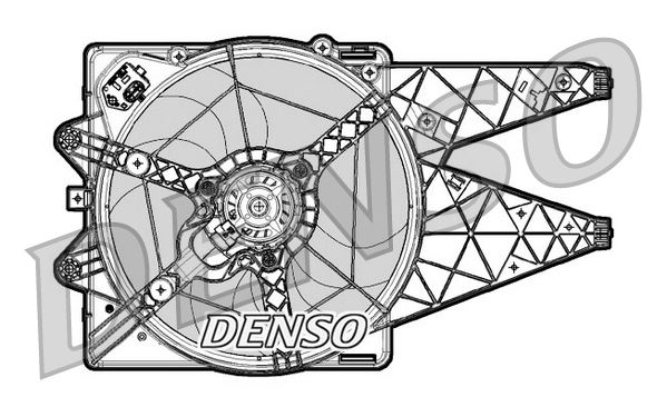 DENSO DER09065 Soğutma Sistemi Fan - FIAT BRAVO II (198_) uyumlu