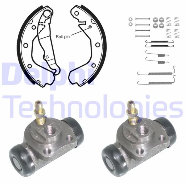 DELPHI KP749 Fren Sistemleri Fren Pabucu - OPEL KADETT E Hatchback (T85) uyumlu