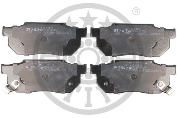 OPTIMAL BP-09401 Fren Sistemleri Fren Balatası - HONDA CIVIC IV Hatchback (EC, ED, EE, EF) uyumlu