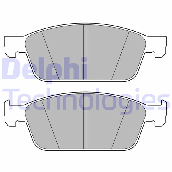 DELPHI LP3672 Fren Sistemleri Fren Balatası - FORD TOURNEO CONNECT / GRAND TOURNEO CONNECT V408 MPV uyumlu