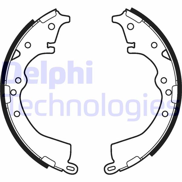 DELPHI LS2126 Fren Sistemleri Fren Pabucu - TOYOTA HILUX VII Pick-up (_N1_, _N2_, _N3_) uyumlu