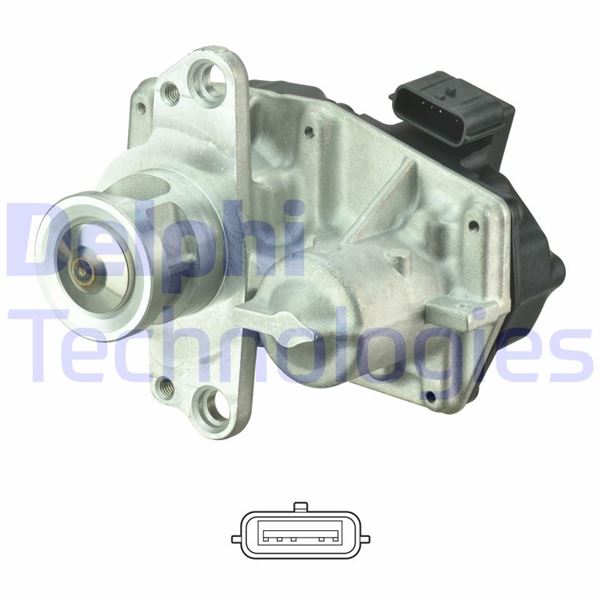 DELPHI EG10550-12B1 Motor EGR Parçaları - RENAULT SCÉNIC III (JZ0/1_) uyumlu