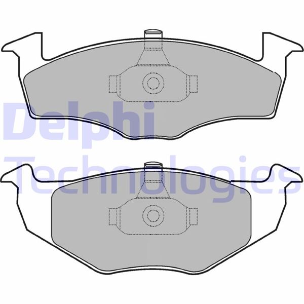 DELPHI LP1601 Fren Sistemleri Fren Balatası - VW POLO III (6N1) uyumlu
