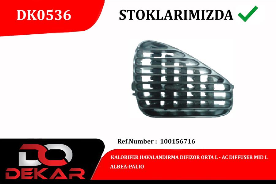 Havalandırma Difüzörü - DEKAR - DK0536 Ürün Görseli