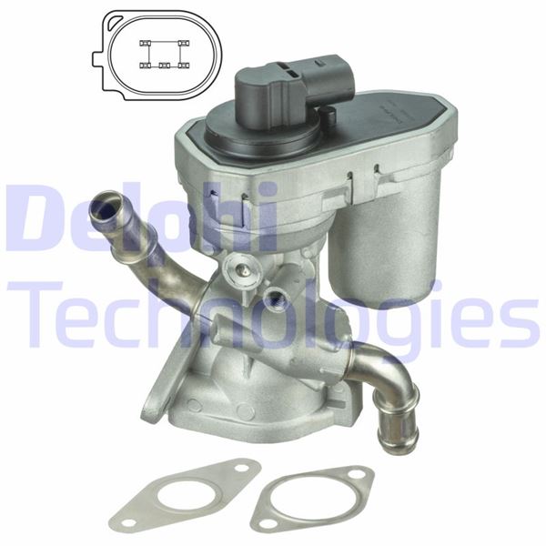 DELPHI EG10436-12B1 Motor EGR Parçaları - FORD TRANSIT Panelvan/Van (FA_ _) uyumlu