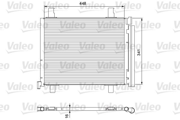 VALEO 814168 İklimlendirme Sistemi Klima Radyatörü - VW UP! (121, 122, BL1, BL2, BL3, 123) uyumlu