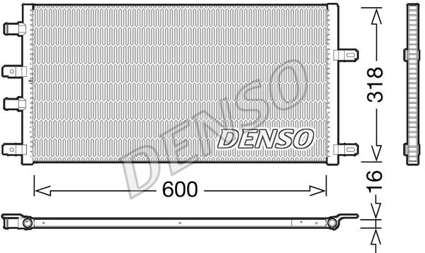 Su Radyatörü - DENSO - DRM12011 Ürün Görseli
