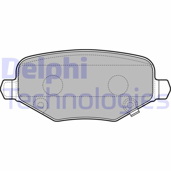 DELPHI LP3296 Fren Sistemleri Fren Balatası - VW ROUTAN uyumlu