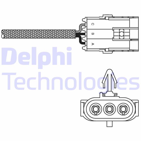 DELPHI ES10995-12B1 Emme & Egzoz Sistemi Egzoz Sensörleri - RENAULT CLIO I (B/C57_, 5/357_) uyumlu