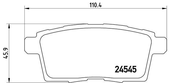 VALEO 670336 Fren Sistemleri Fren Balatası - MAZDA CX-7 (ER) uyumlu