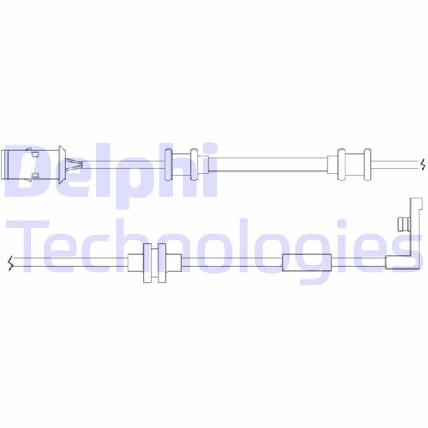DELPHI LZ0167 Fren Sistemleri Aşınma Göstergesi - OPEL VECTRA B Hatchback (J96) uyumlu