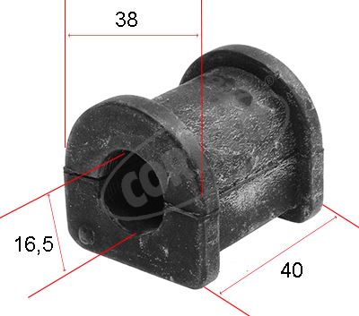 CORTECO 80000509 Süspansiyon Sistemi Stabilizatör - OPEL CORSA A TR (S83) uyumlu