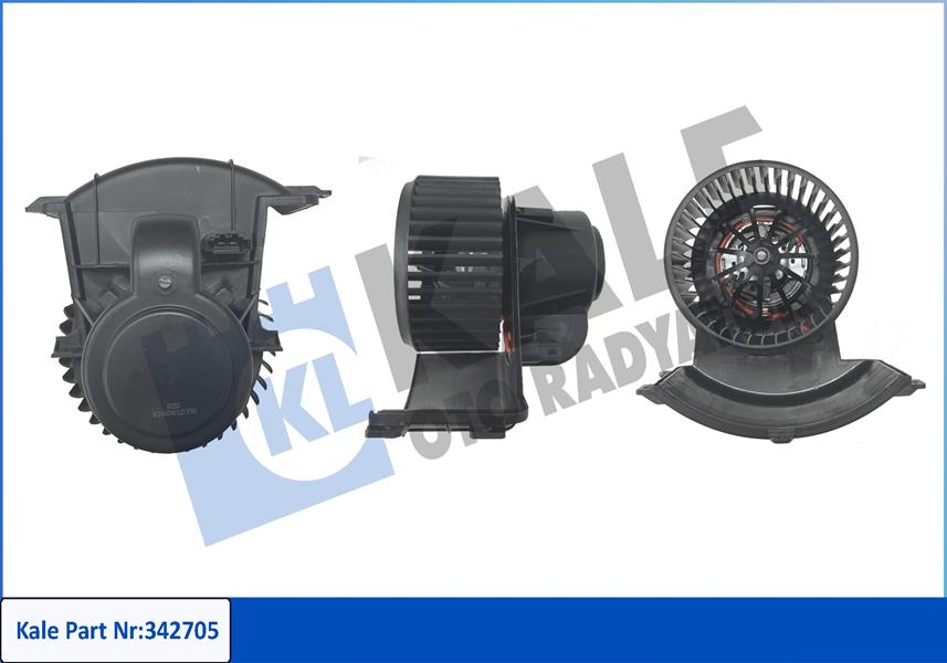 KALE OTO RADYATÖR 342705 İklimlendirme Sistemi Fan Parçaları - VW TRANSPORTER T5 Minibüs/Otobüs (7HB, 7HJ, 7EB, 7EJ) uyumlu