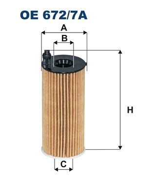 FILTRON OE 672/7A Motor Yağ Filtresi - BMW 3 (F30, F80) uyumlu