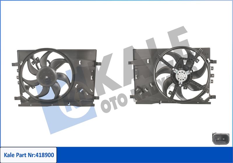 KALE OTO RADYATÖR 418900 Soğutma Sistemi Fan - OPEL CORSA D (S07) uyumlu