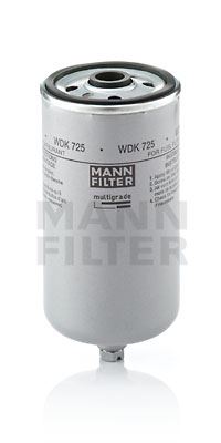 MANN-FILTER WDK 725 Yakıt Sistemi Yakıt Filtresi - FENDT Farmer uyumlu