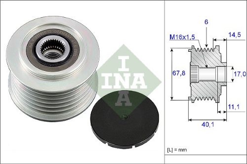 Schaeffler INA 535 0052 10 Elektrik Sistemi Alternatör - VW TRANSPORTER T4 Minibüs/Otobüs (70B, 70C, 7DB, 7DK, 70J, 70K, uyumlu