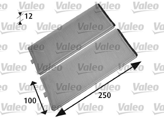 VALEO 715525 İklimlendirme Sistemi Polen Filtresi - HYUNDAI ACCENT I (X-3) uyumlu