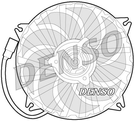 DENSO DER21016 Soğutma Sistemi Fan - PEUGEOT 406 (8B) uyumlu