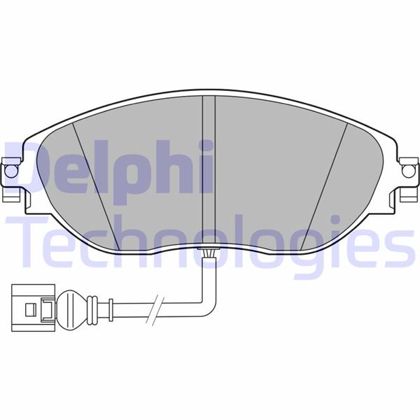 DELPHI LP3389 Fren Sistemleri Fren Balatası - AUDI A3 Limousine (8VS, 8VM) uyumlu