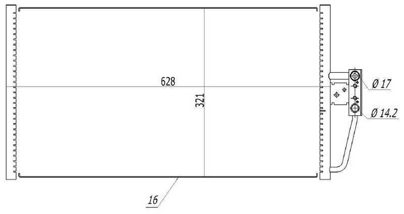 Klima Radyatörü - CBM649016 Ürün Görseli