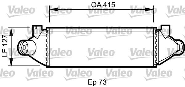 VALEO 818800 Motor Turbo Radyatörü - FORD TRANSIT Minibüs/Otobüs (FD_ _, FB_ _, FS_ _, FZ_ _, FC_ _) uyumlu
