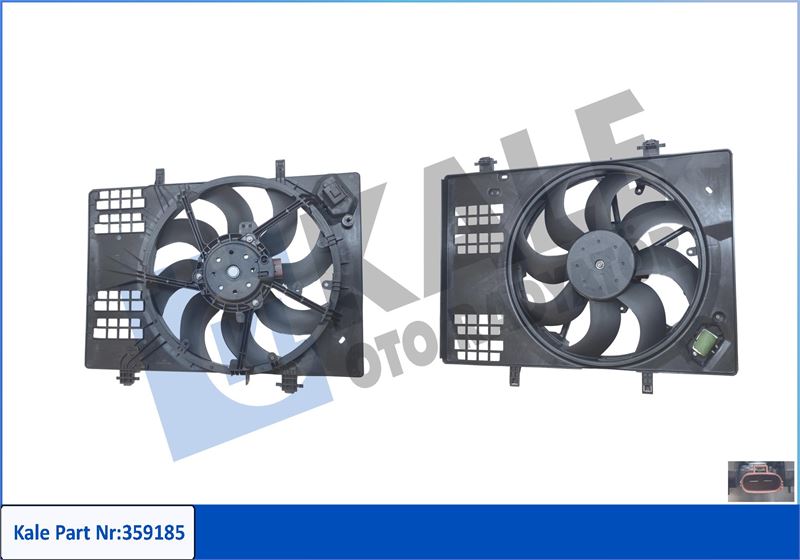KALE OTO RADYATÖR 359185 Soğutma Sistemi Fan - FORD TRANSIT COURIER B460 MPV uyumlu