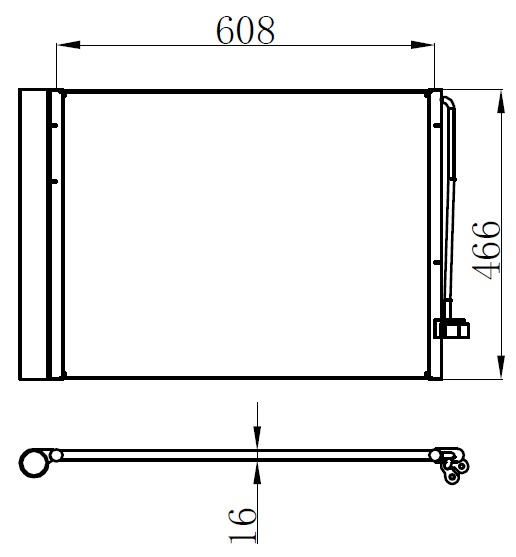 Klima Radyatörü - CBM553016 Ürün Görseli