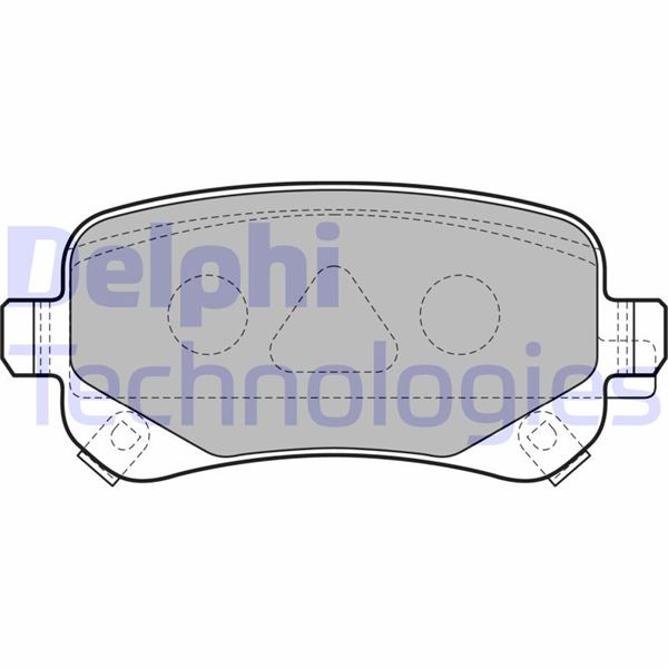 DELPHI LP2174 Fren Sistemleri Fren Balatası - DODGE JOURNEY uyumlu