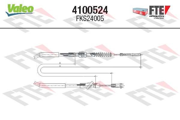 VALEO 4100524 Debriyaj Sistemi Debriyaj Teli - SUZUKI VITARA Cabrio (ET, TA) uyumlu
