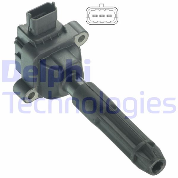 DELPHI GN10604-12B1 Ateşleme Sistemi Ateşleme Bobini - MERCEDES-BENZ SLK (R170) uyumlu