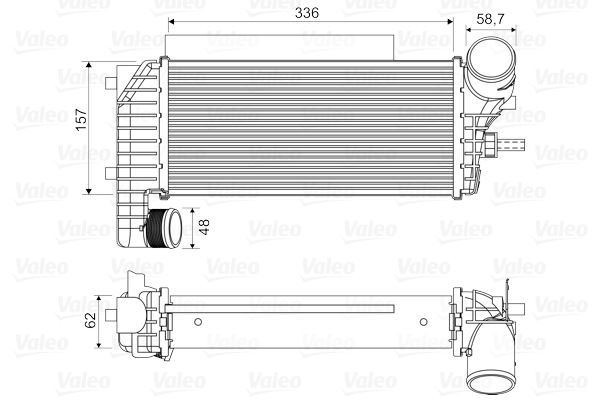 VALEO 818604 Motor Turbo Radyatörü - FORD C-MAX II (DXA/CB7, DXA/CEU) uyumlu