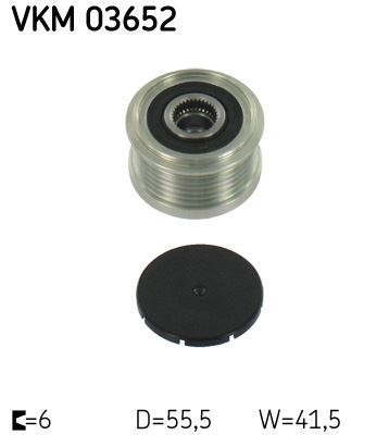 SKF VKM 03652 Elektrik Sistemi Alternatör - VOLVO S40 I (644) uyumlu
