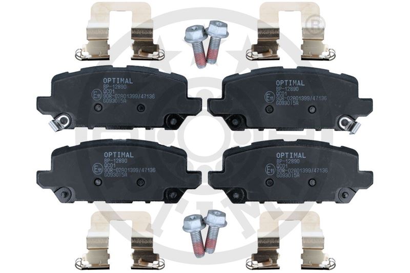 OPTIMAL BP-12890 Fren Sistemleri Fren Balatası - HONDA HR-V (RU) uyumlu