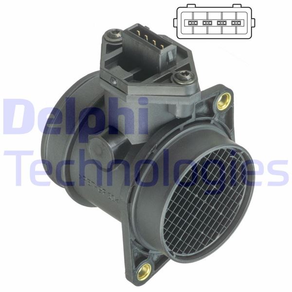 DELPHI AF10376-12B1 Motor Hava Kütle Ölçer (MAF Sensörü) - AUDI A4 B5 (8D2) uyumlu