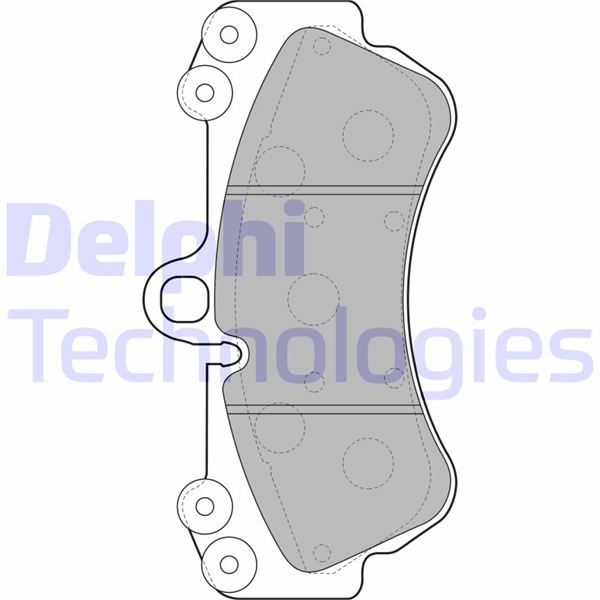 DELPHI LP2057 Fren Sistemleri Fren Balatası - VW TOUAREG (7P5, 7P6) uyumlu