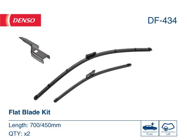 DENSO DF-434 Kaporta & Gövde Parçaları Cam Silecek Mekanizması - VW ID.4 (E21) uyumlu