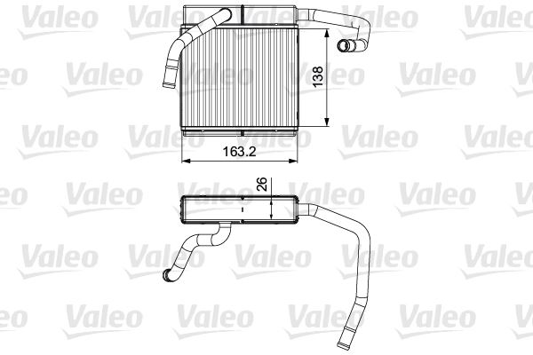 VALEO 811552 İklimlendirme Sistemi İç Mekan Isı Değiştirici - FORD RANGER (ET) uyumlu