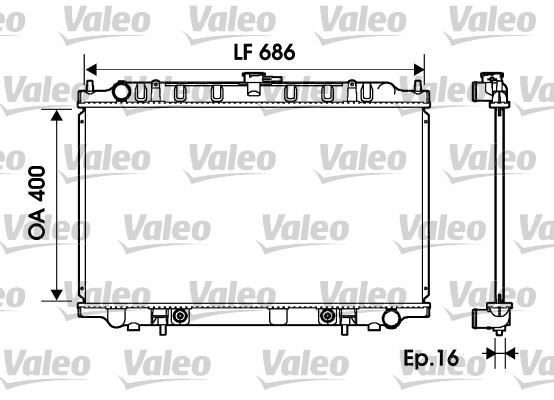 VALEO 734150 Soğutma Sistemi Su Soğutucu & Parçaları - NISSAN MAXIMA / MAXIMA QX IV (A32) uyumlu
