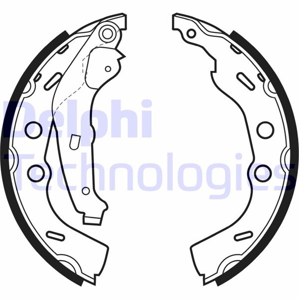 DELPHI LS1993 Fren Sistemleri Fren Pabucu - SUZUKI SWIFT II Hatchback (EA, MA) uyumlu