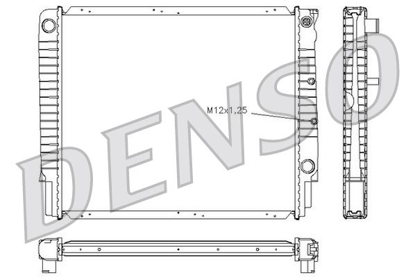 DENSO DRM33036 Soğutma Sistemi Su Soğutucu & Parçaları - VOLVO 940 (944) uyumlu