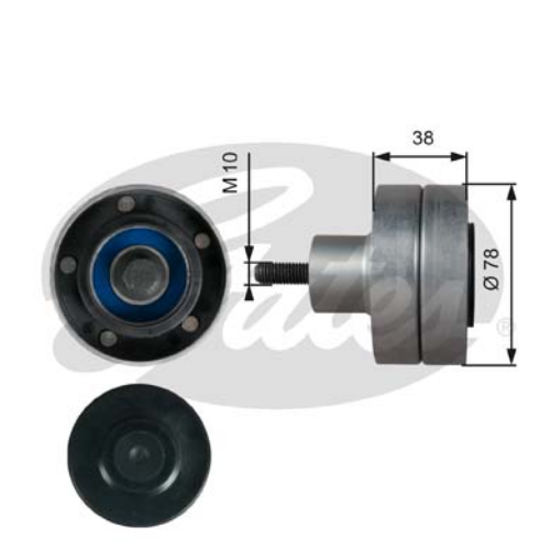 GATES T36528 Motor Yönlendirme & Kılavuz Makarası - DAF XG+ uyumlu