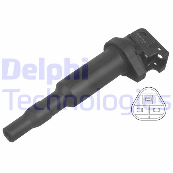 DELPHI GN10475-12B1 Ateşleme Sistemi Ateşleme Bobini - CITROËN C4 II (NC_) uyumlu