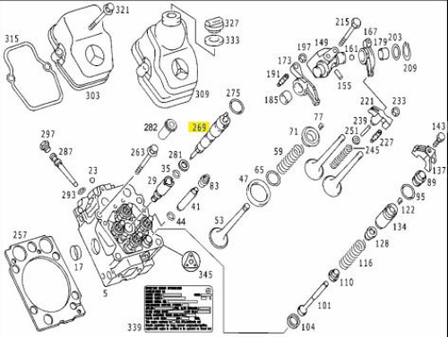 Enjektör - MERCEDES ORIJINAL - A0020104951
