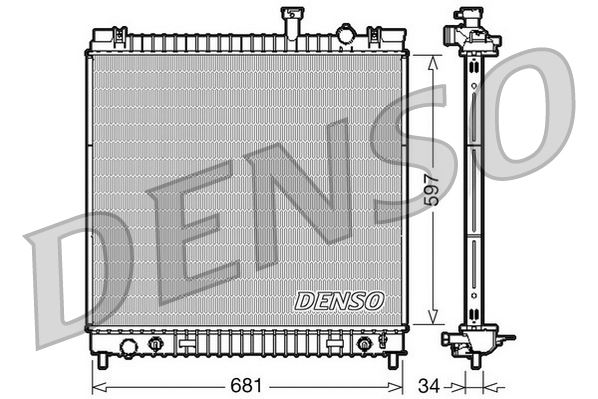 DENSO DRM46031 Soğutma Sistemi Su Soğutucu & Parçaları