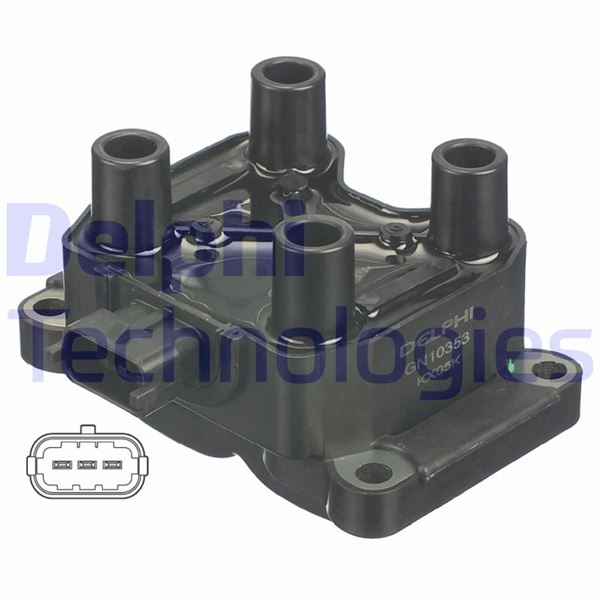 DELPHI GN10353-12B1 Ateşleme Sistemi Ateşleme Bobini - FIAT PALIO (178_, 171_, 371_) uyumlu