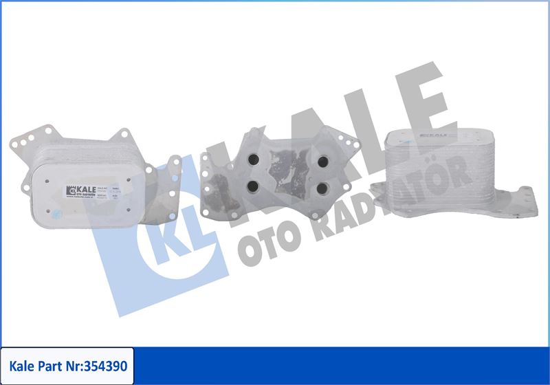 KALE OTO RADYATÖR 354390 Motor Yağ Soğutucusu - VW TOUAREG (7P5, 7P6) uyumlu