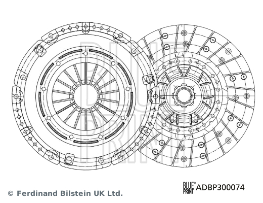 BLUE PRINT ADBP300074 Debriyaj Sistemi Debriyaj Seti - FIAT DUCATO Panelvan/Van (250_) uyumlu